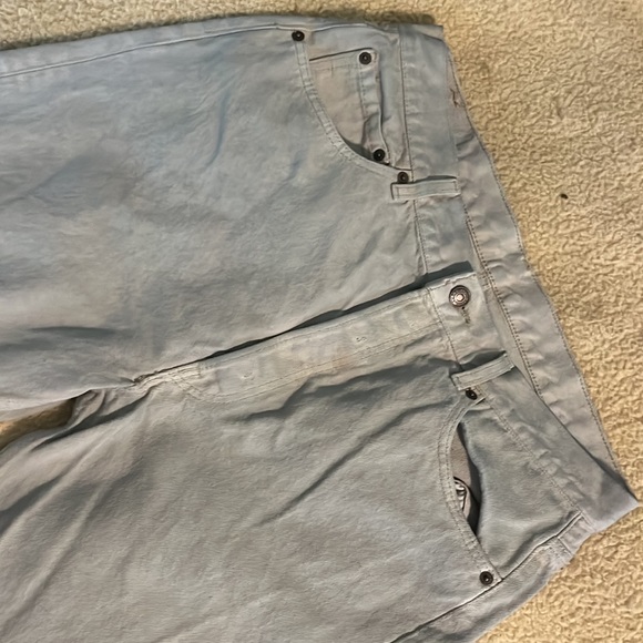 Vintage Levi 501 Jeans - Button Fly - Light Blue/Grey 36x32 - Picture 4 of 9